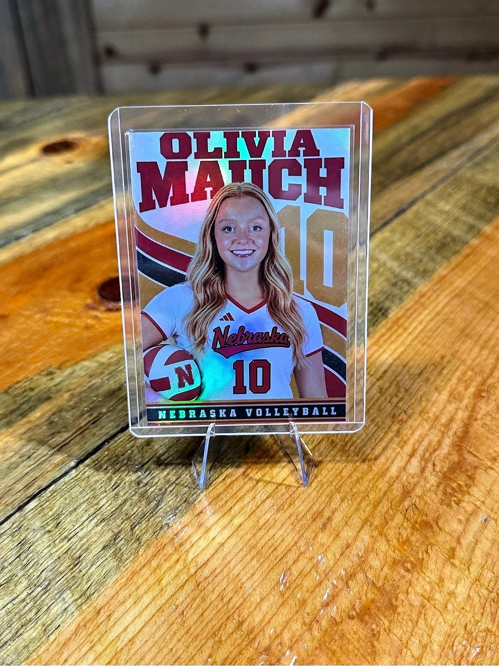 Olivia Mauch Nebraska Cornhuskers Volleyball Custom Trading Card